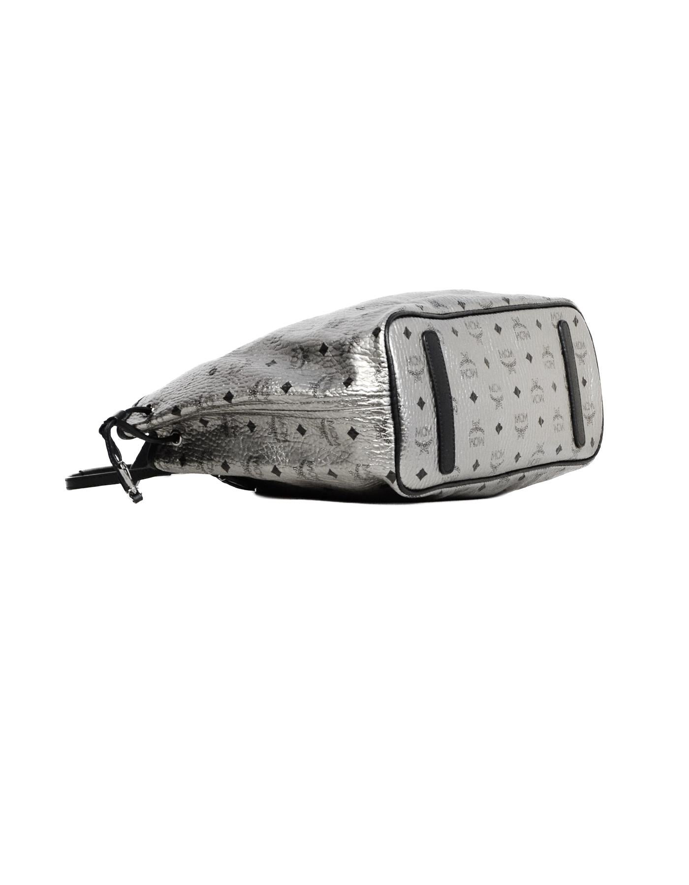 mcm silver bag