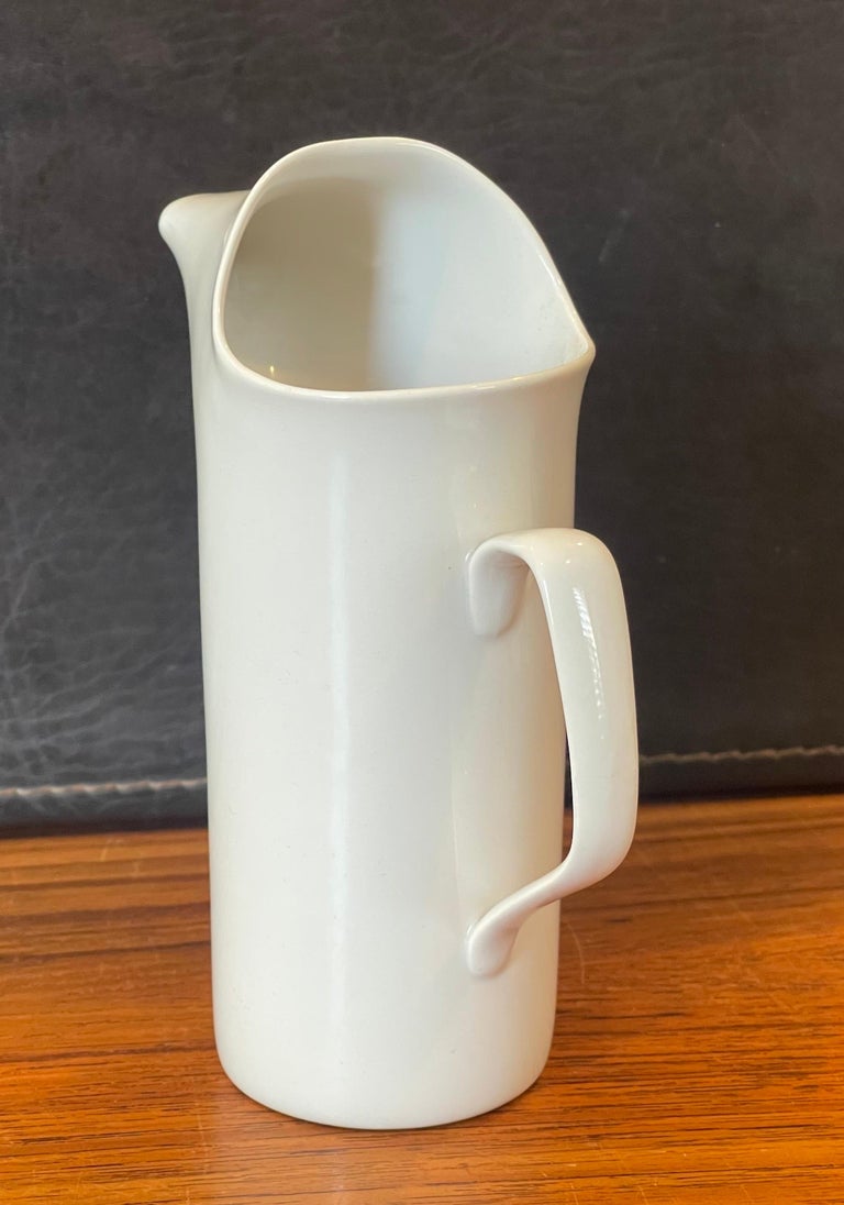 MCM Small Ironstone Porcelain Pitcher by Lagardo Tackett for Schmid For ...