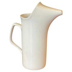 MCM Small Ironstone Porcelain Pitcher by Lagardo Tackett for Schmid