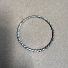 MCM Bracelet jonc torsadé en argent sterling