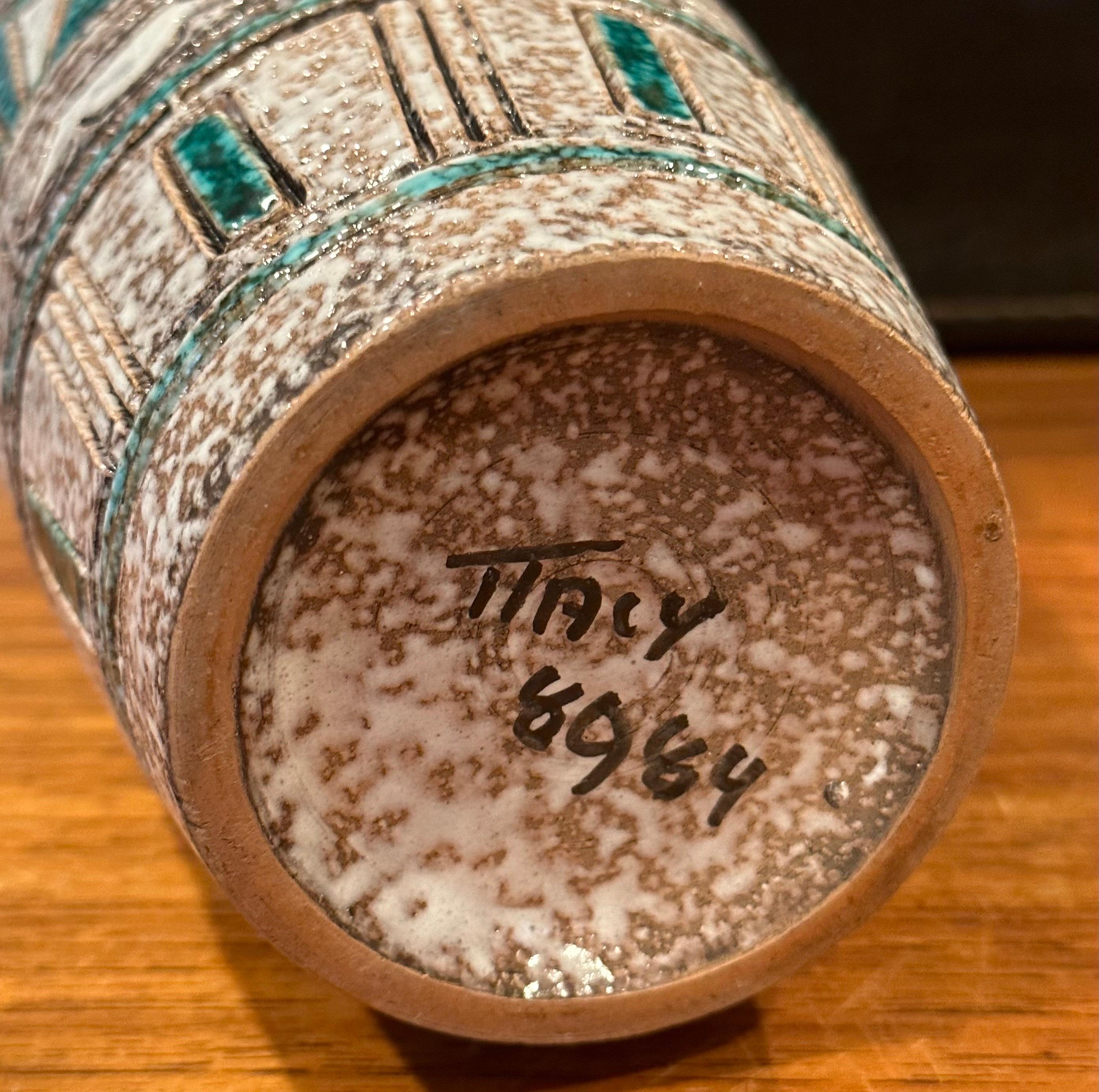 Vaso in gres MCM dei Fratelli Fanciullacci In condizioni buone in vendita a San Diego, CA