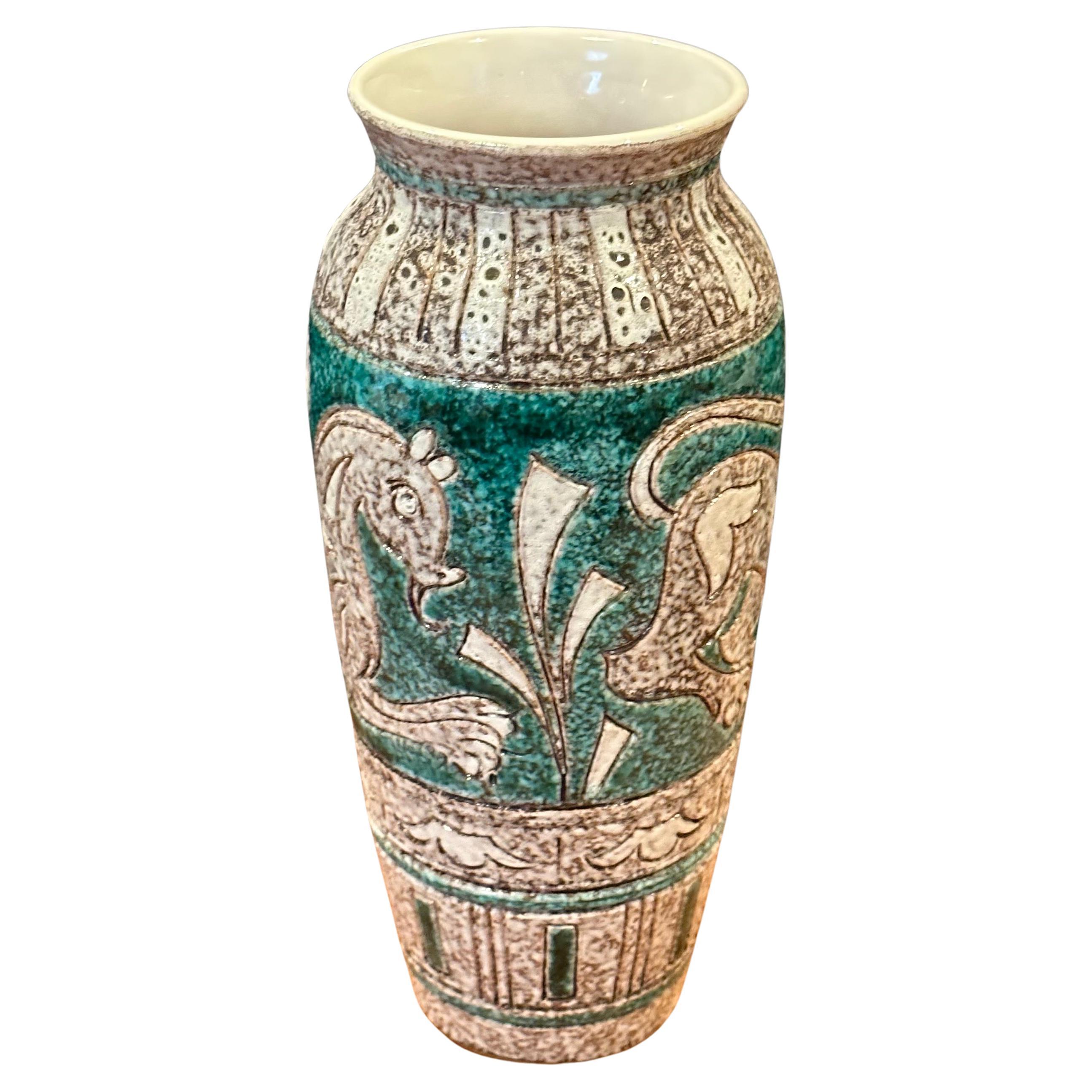 MCM Stoneware Vase by Fratelli Fanciullacci For Sale