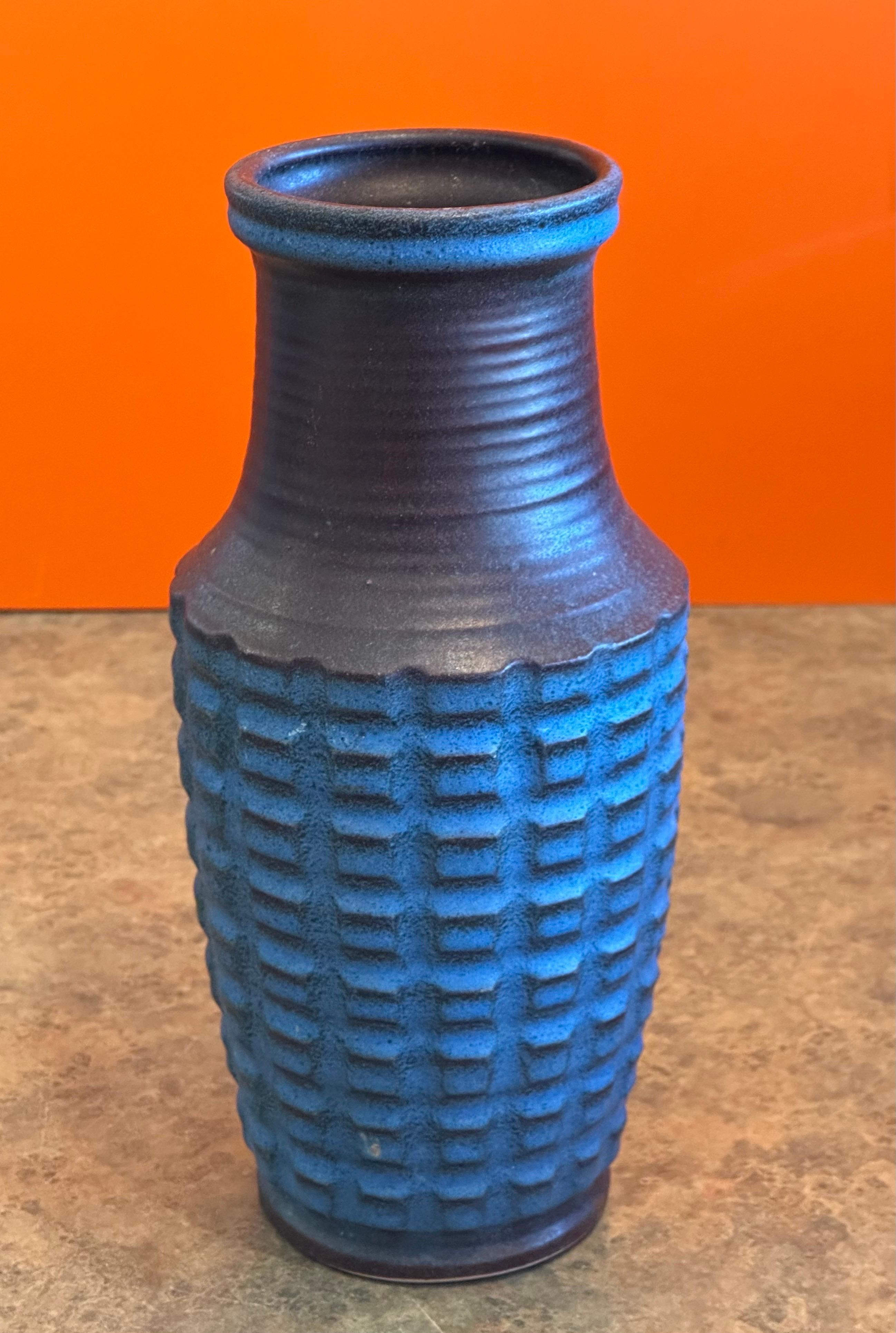 German MCM Stoneware Vase by Jasba For Sale