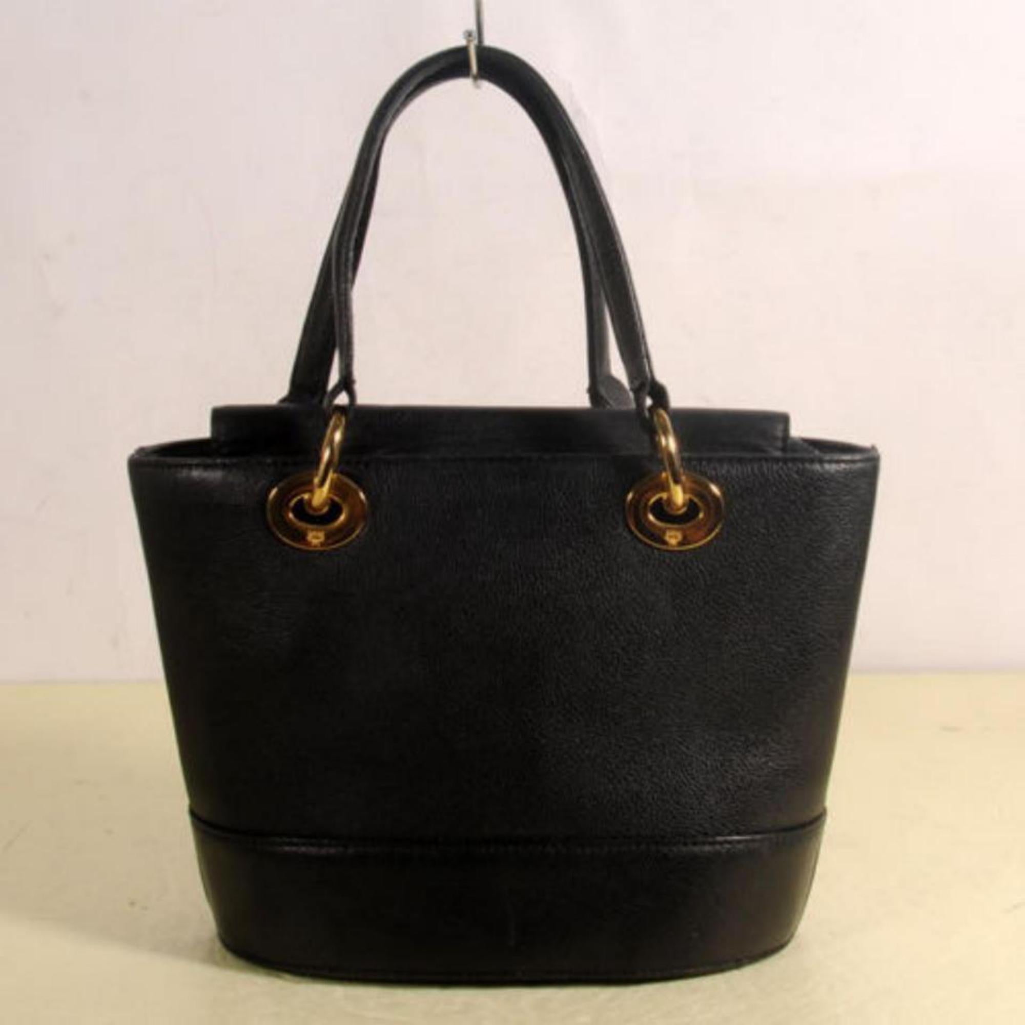 MCM Studded 869880 Black Leather Tote For Sale 3