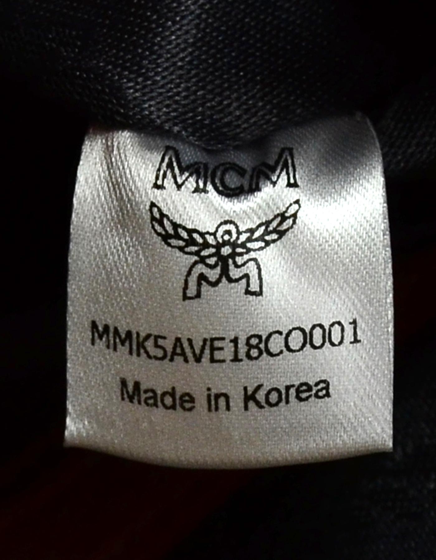 MCM Tan Monogram Star M Stud Large Backpack Bag 5