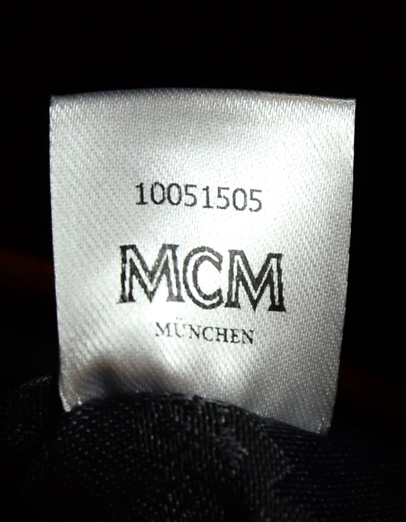 MCM Tan Monogram Star M Stud Large Backpack Bag 6