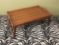 Mid-Century Modern Teak Bed / Breakfast Tray