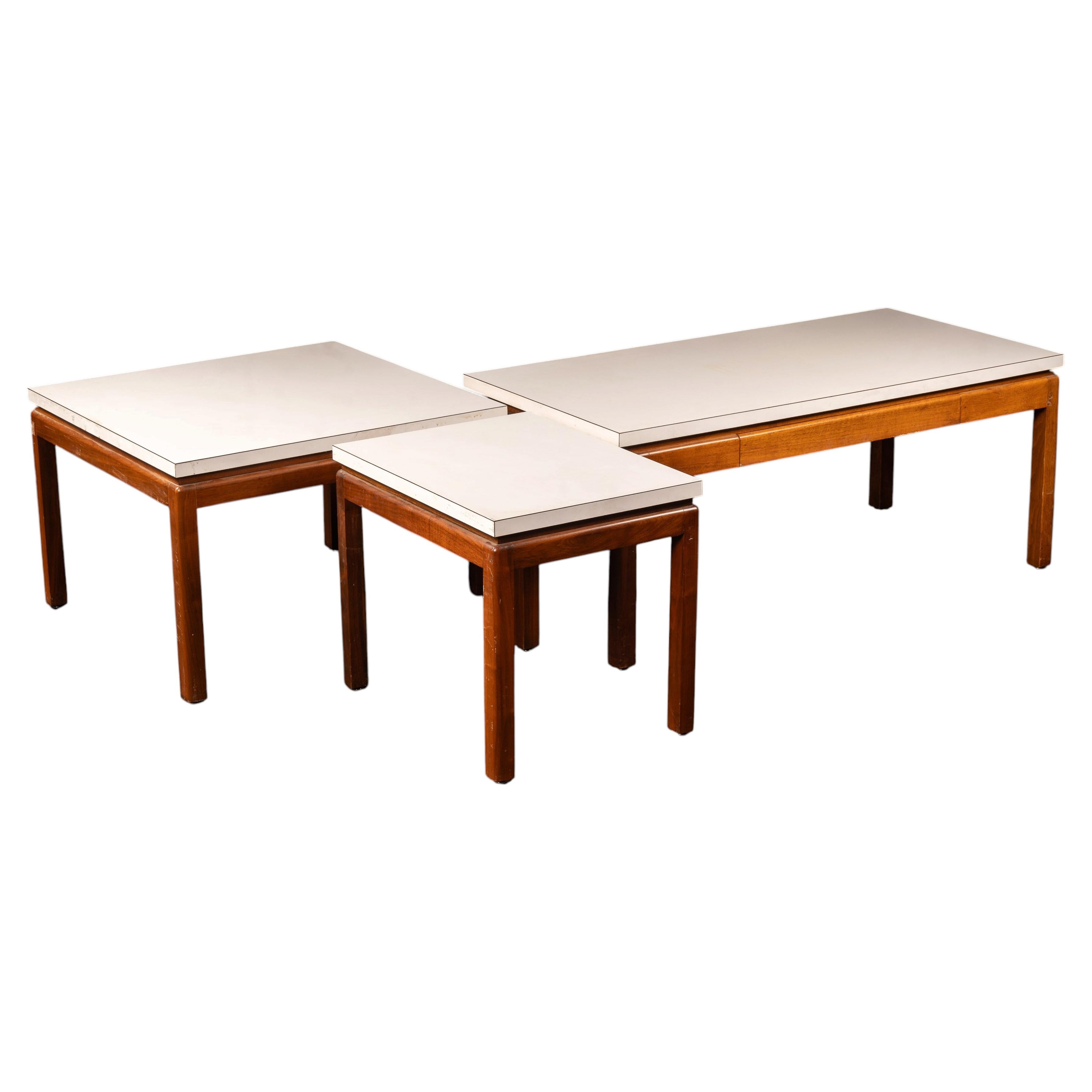 MCM Teak Coffee and Occasional Table Set For Sale