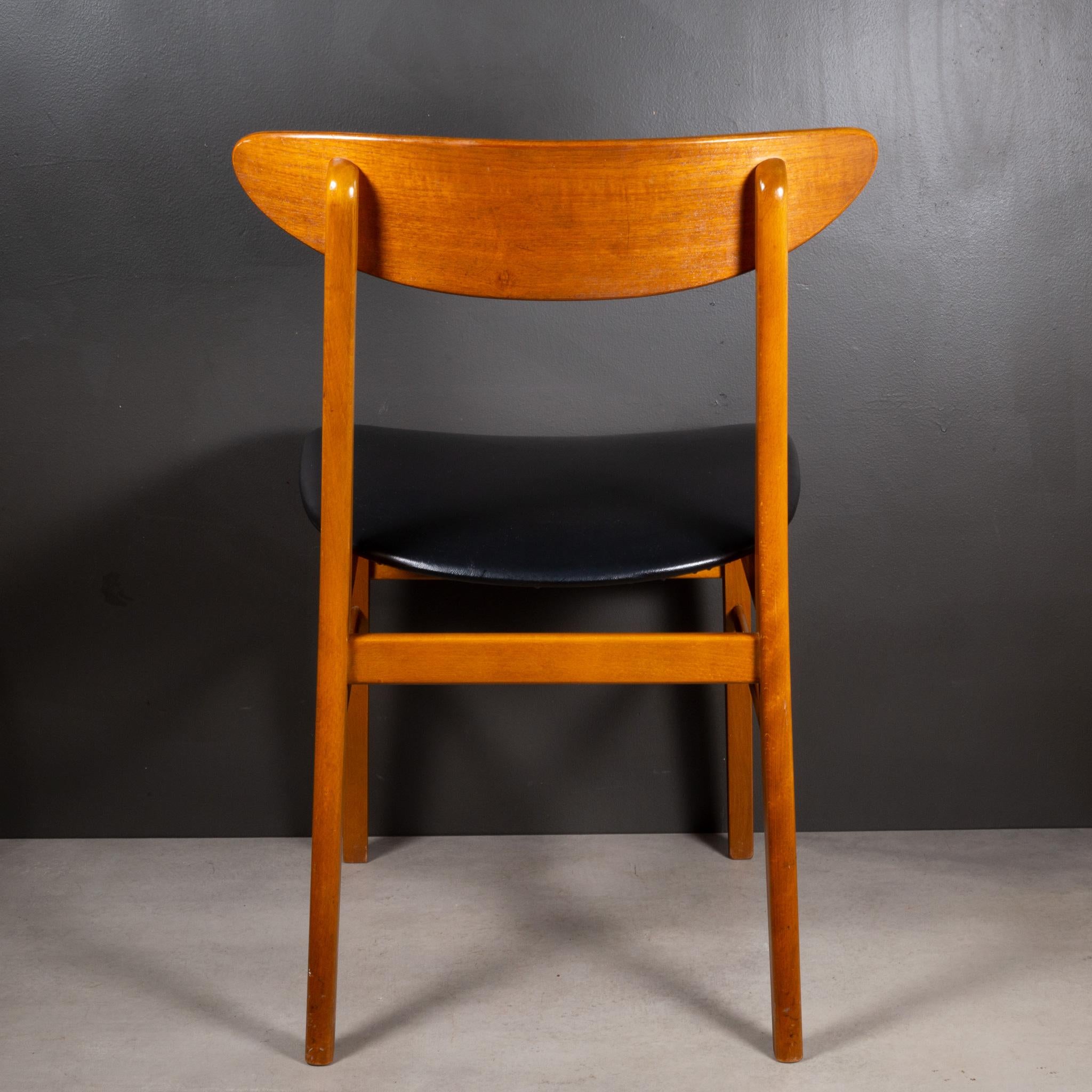 MCM Teak Expandable Desk and Chair by Gunnar Nielsen Tibergaard, Denmark c.1960 For Sale 3