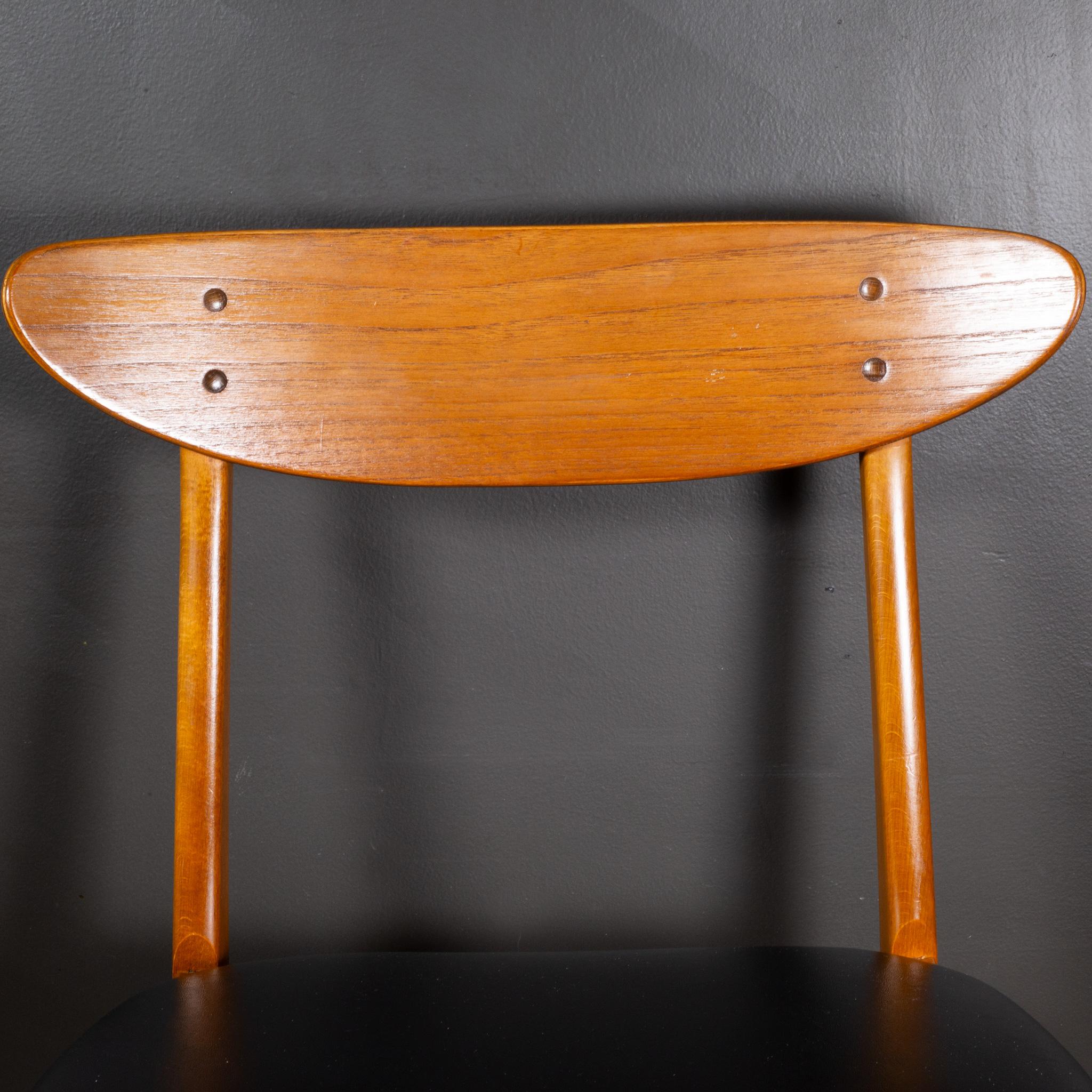 MCM Teak Expandable Desk and Chair by Gunnar Nielsen Tibergaard, Denmark c.1960 For Sale 4