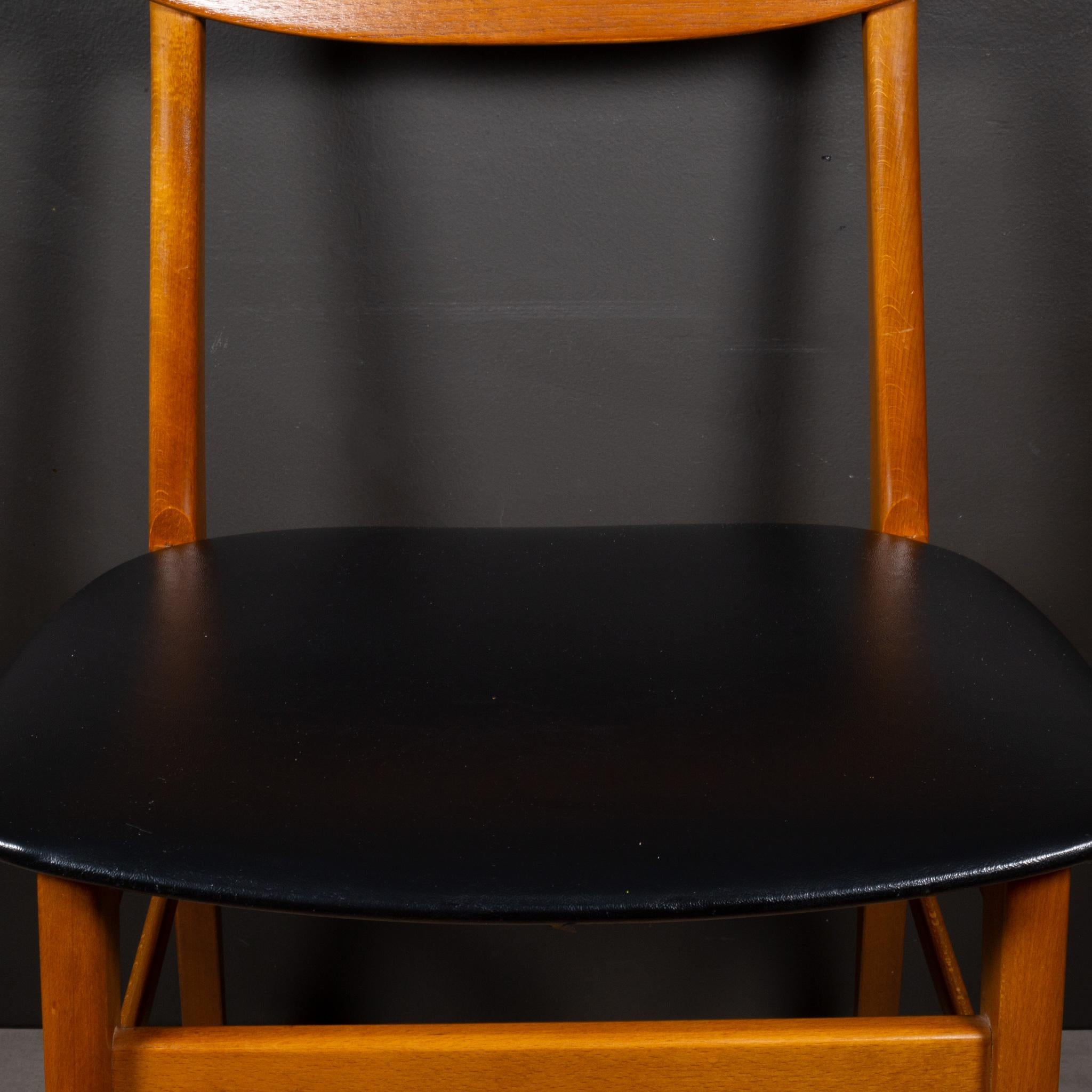 MCM Teak Expandable Desk and Chair by Gunnar Nielsen Tibergaard, Denmark c.1960 For Sale 6