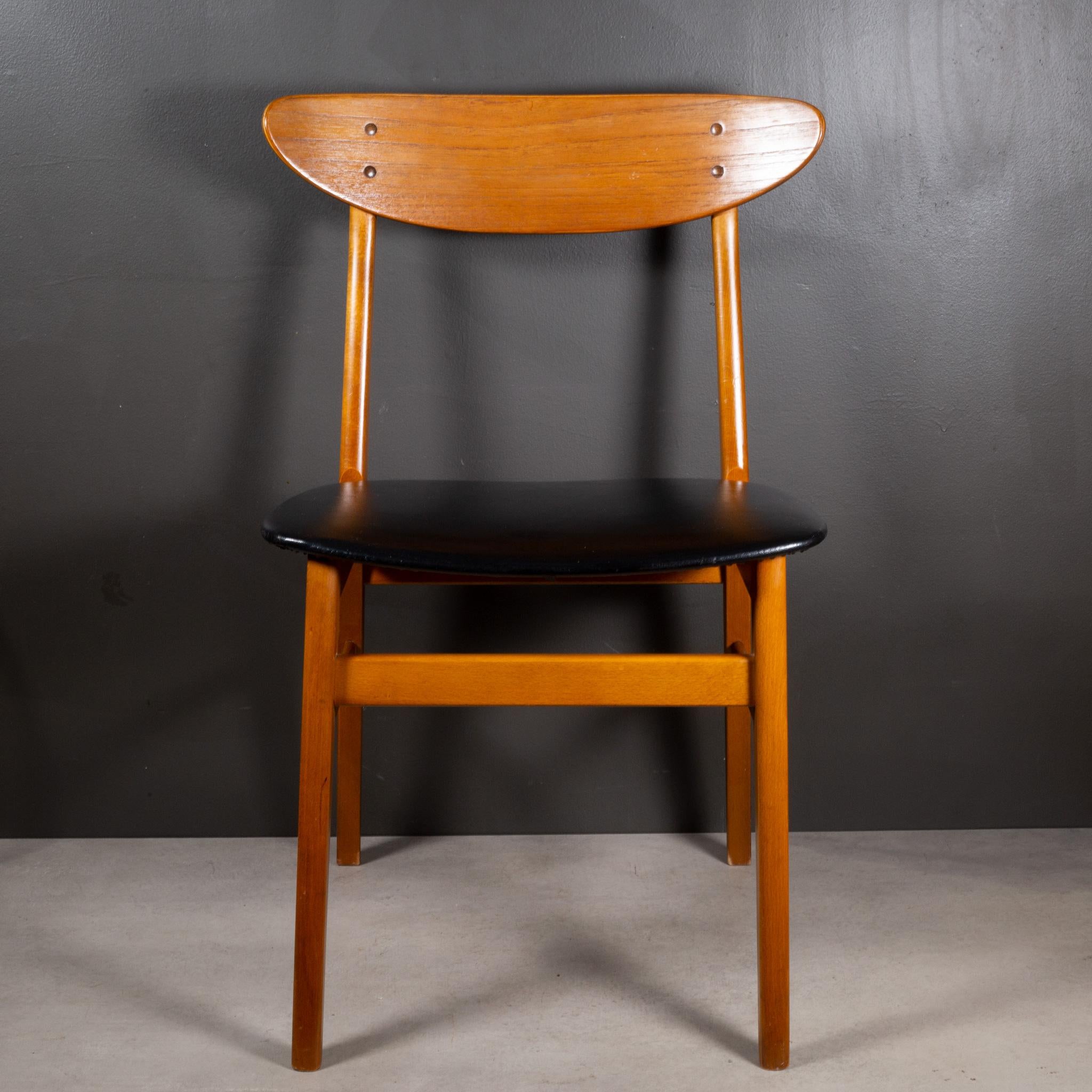 Mid-Century Modern MCM Teak Expandable Desk and Chair by Gunnar Nielsen Tibergaard, Denmark c.1960 For Sale