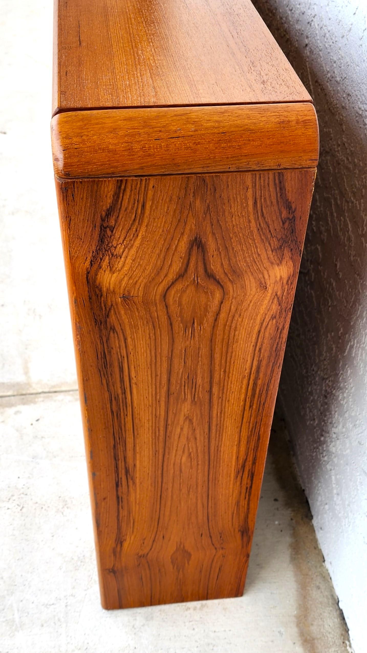 MCM Teak King Headboard by SUN CABINET Co In Good Condition In Lake Worth, FL