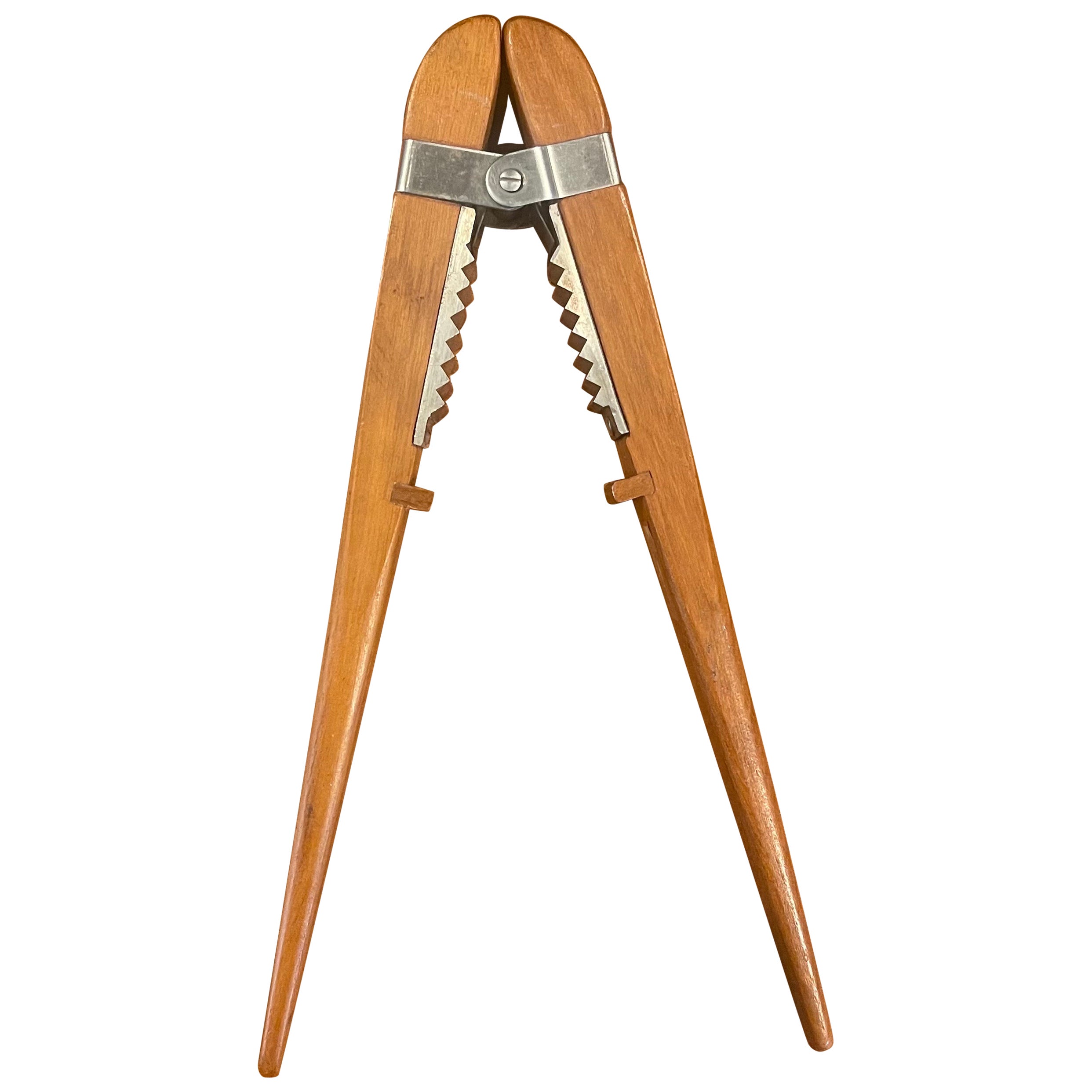 MCM Teak & Metal Nutcracker by Sowe Konst