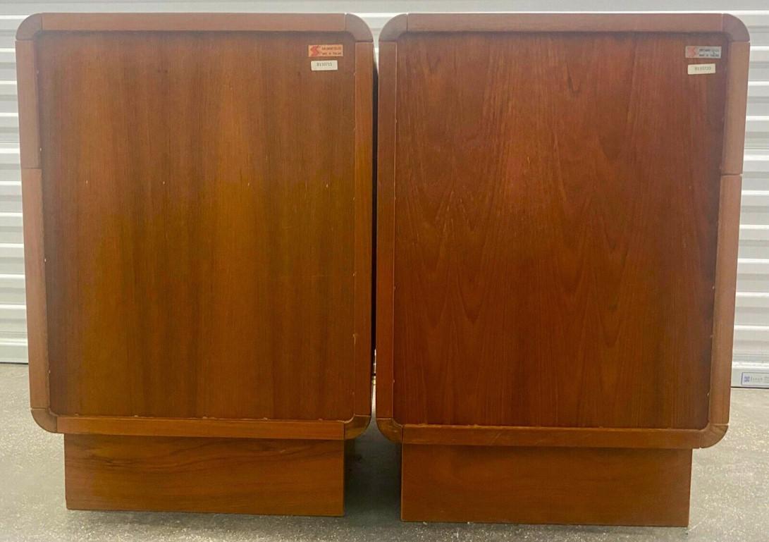 MCM Teak Nightstands by SUN CABINET Co - A Pair 5