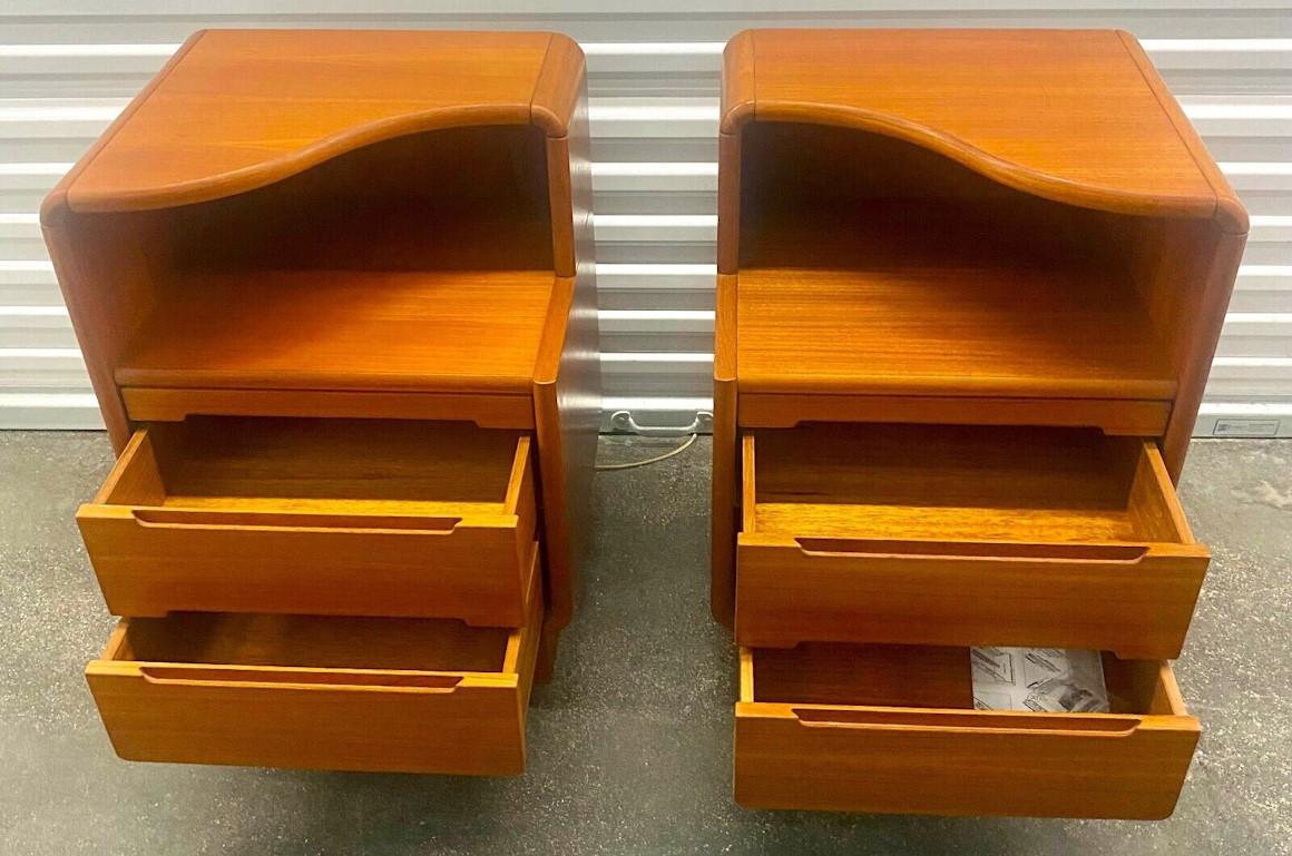 MCM Teak Nightstands by SUN CABINET Co - A Pair 1