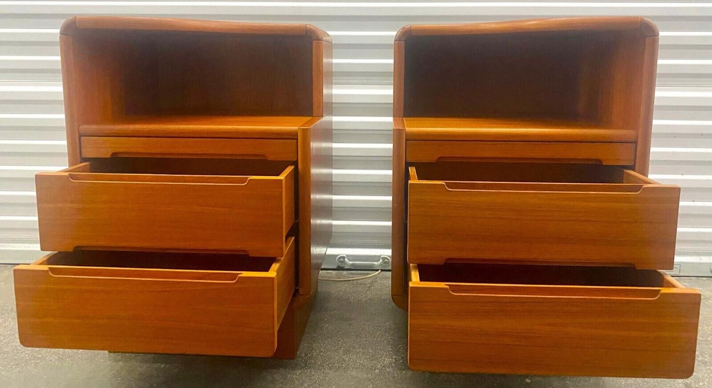 MCM Teak Nightstands by SUN CABINET Co - A Pair 2