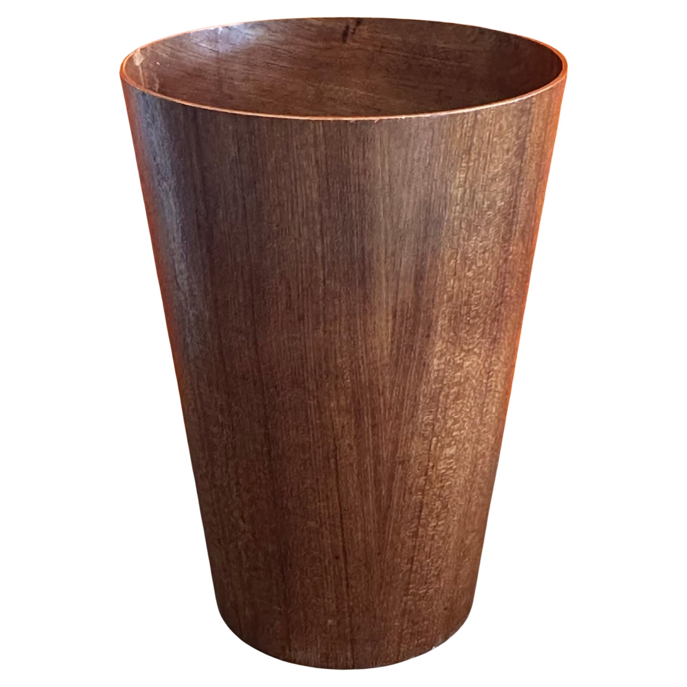 MCM Teak Waste Basket in the Style of Martin Aberg for Servex Rainbow 5