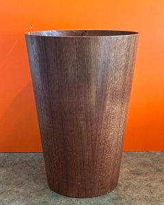 MCM Teak Waste Basket in the Style of Martin Aberg for Servex Rainbow