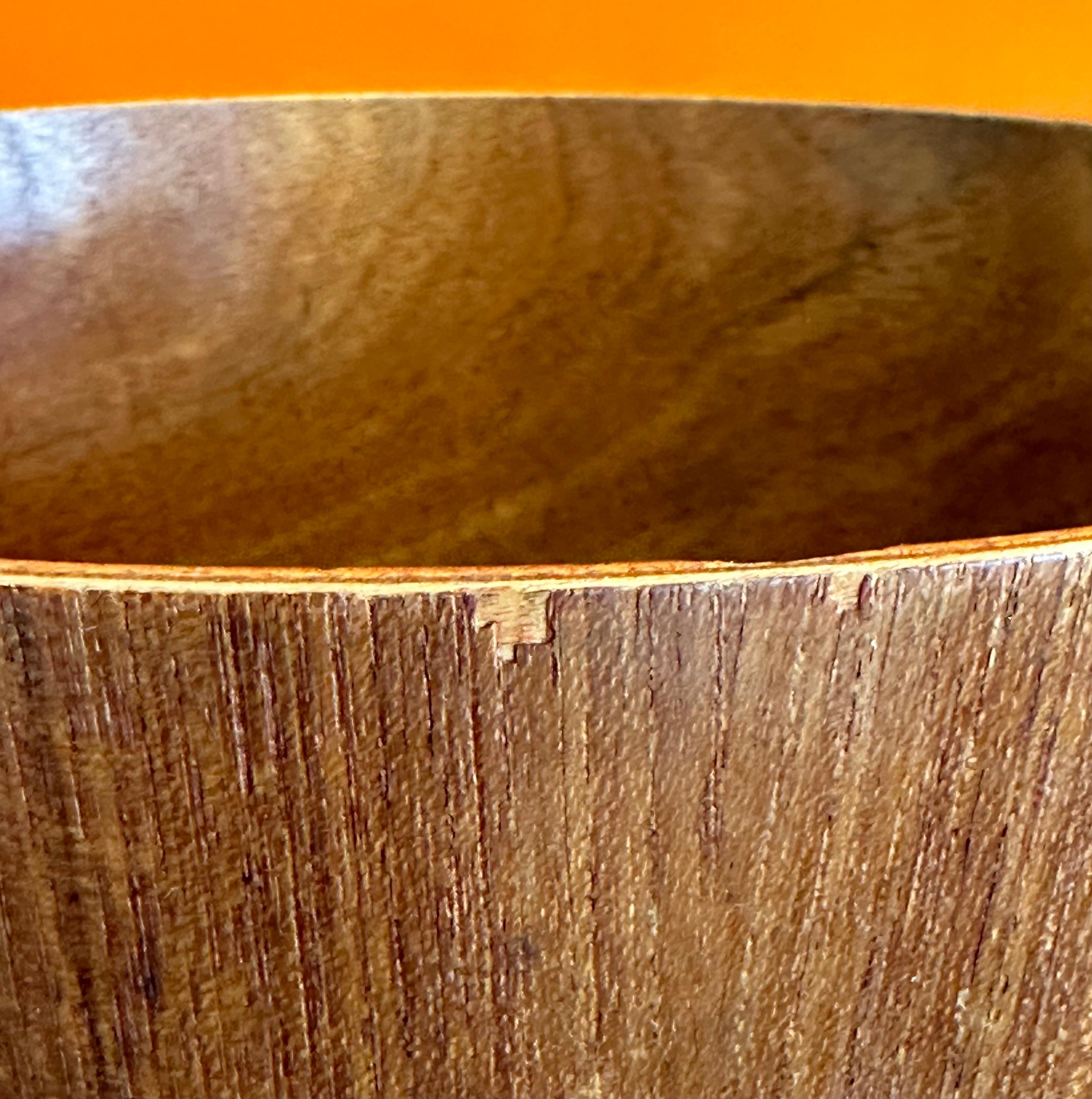MCM Teak Waste Basket in the Style of Martin Aberg for Servex Rainbow 1