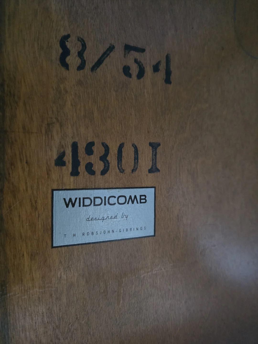 MCM AT&T. Robsjohn-Gibbings Per Widdicomb Tavolo da pranzo allungabile in stile Klismos in vendita 8