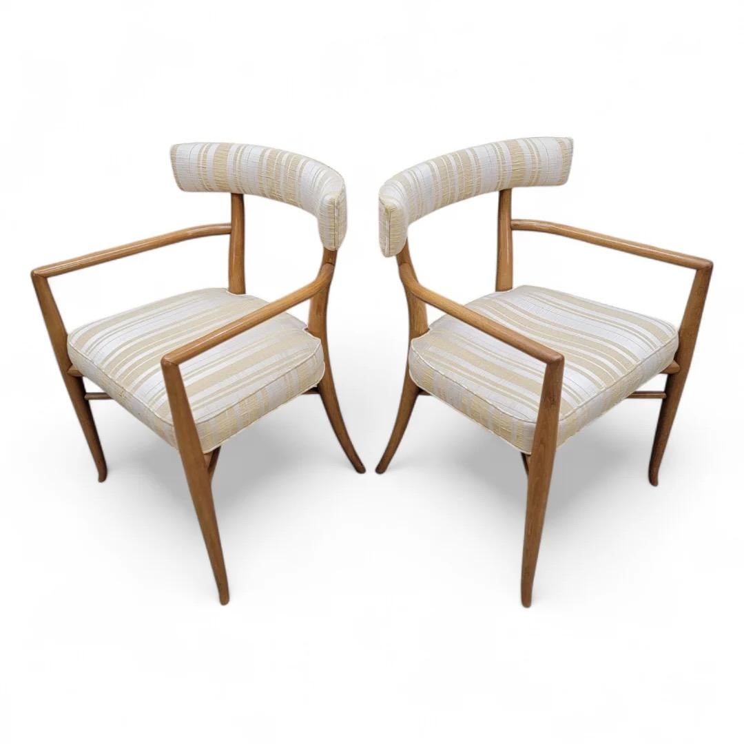 Mid-Century moderno MCM AT&T. Robsjohn-Gibbings Per Widdicomb Tavolo da pranzo allungabile in stile Klismos in vendita