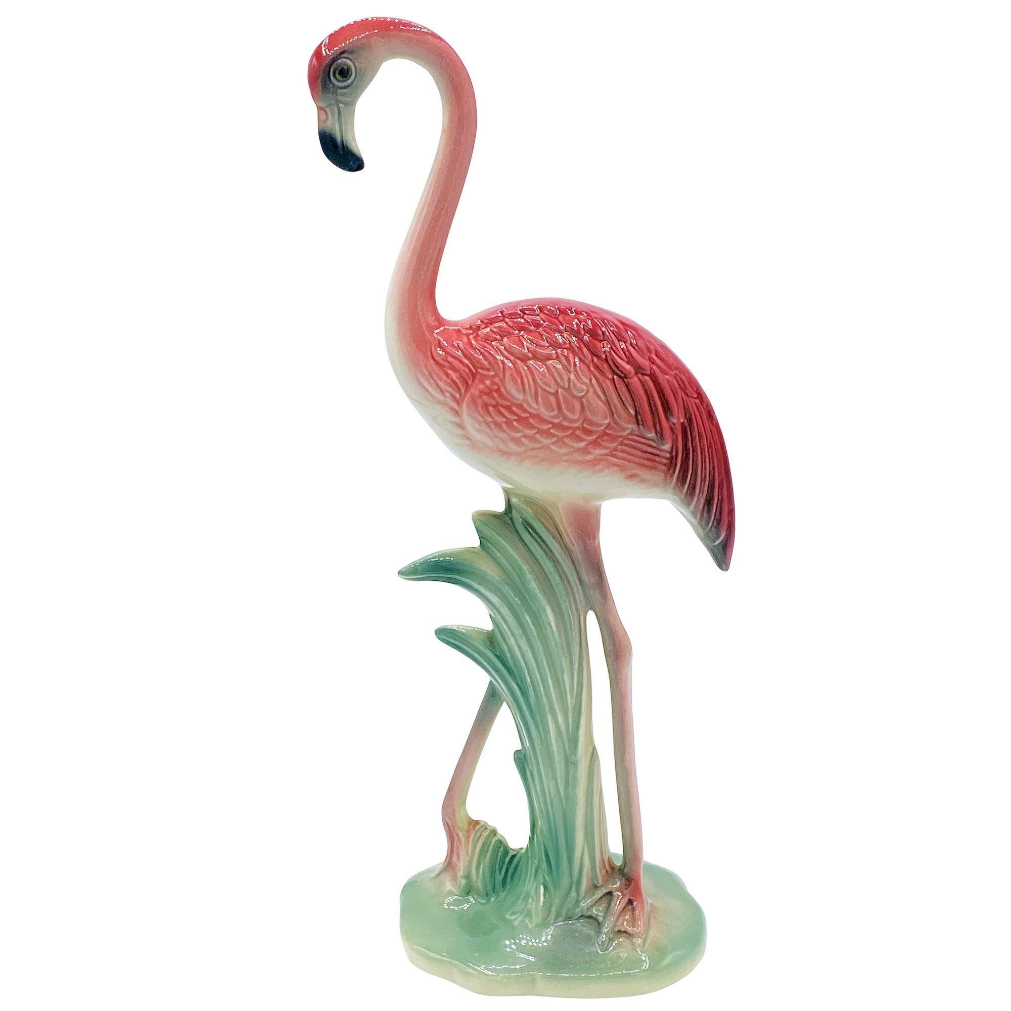 MCM The lookers Pink Flamingo Ceramic Tabletop Scultpure Set By Brad Keeler in vendita 4