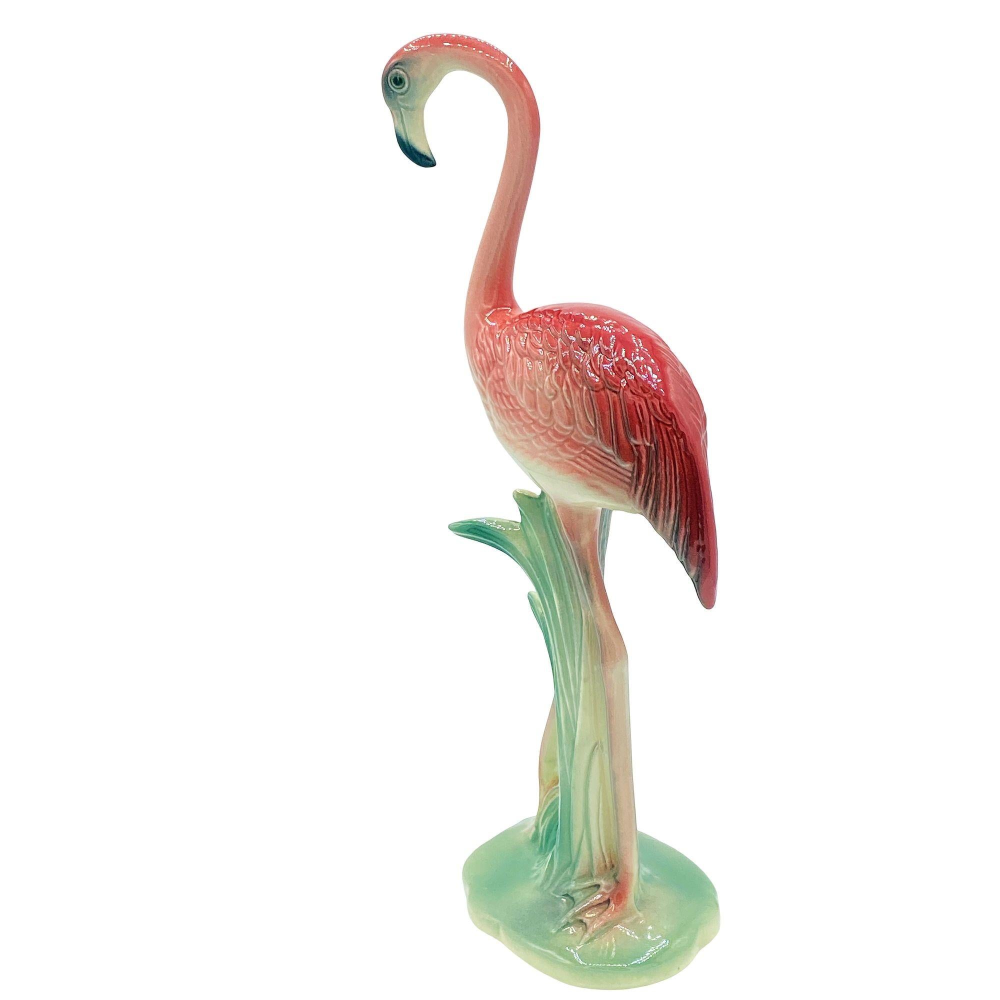MCM The lookers Pink Flamingo Ceramic Tabletop Scultpure Set By Brad Keeler in vendita 5