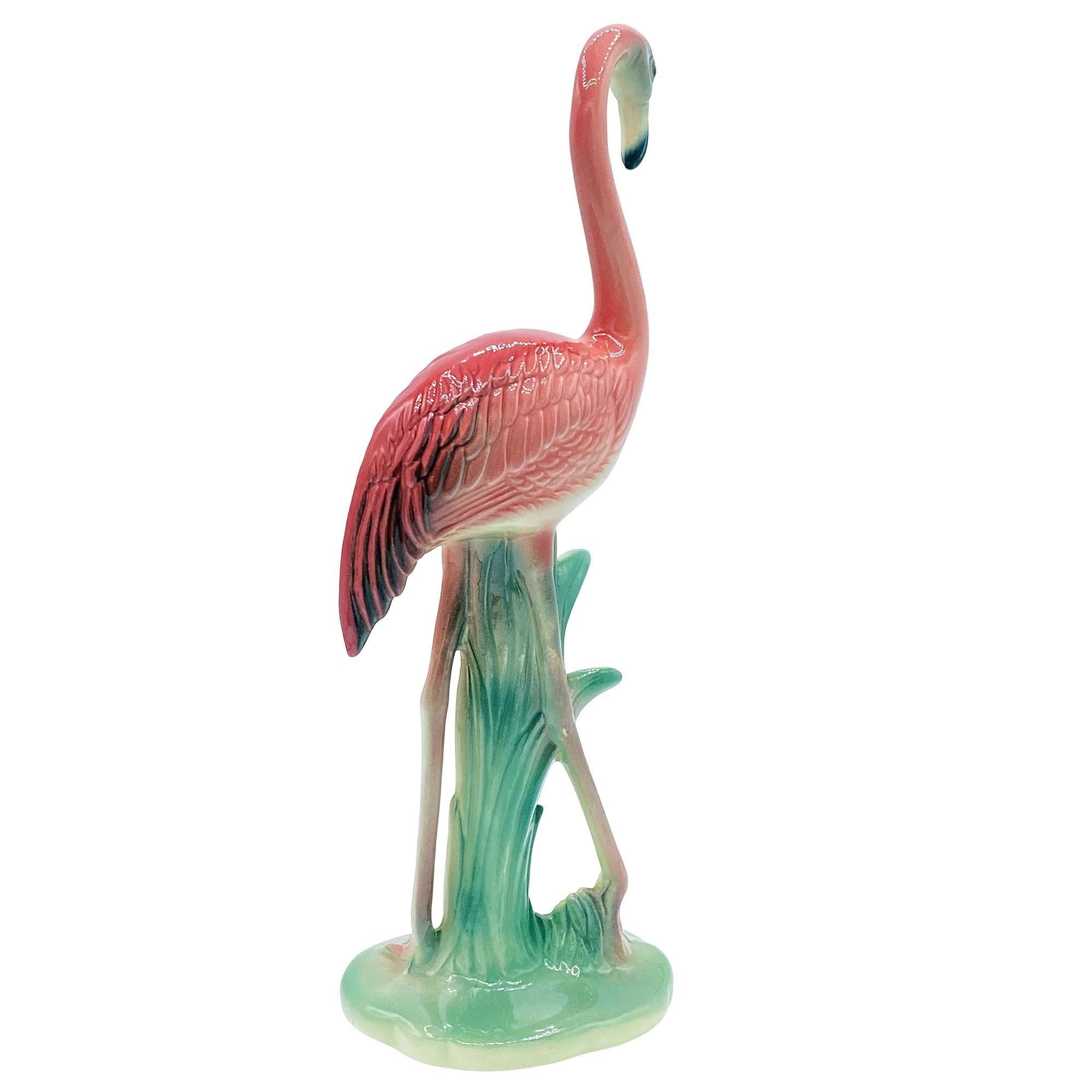 MCM The lookers Pink Flamingo Ceramic Tabletop Scultpure Set By Brad Keeler in vendita 6