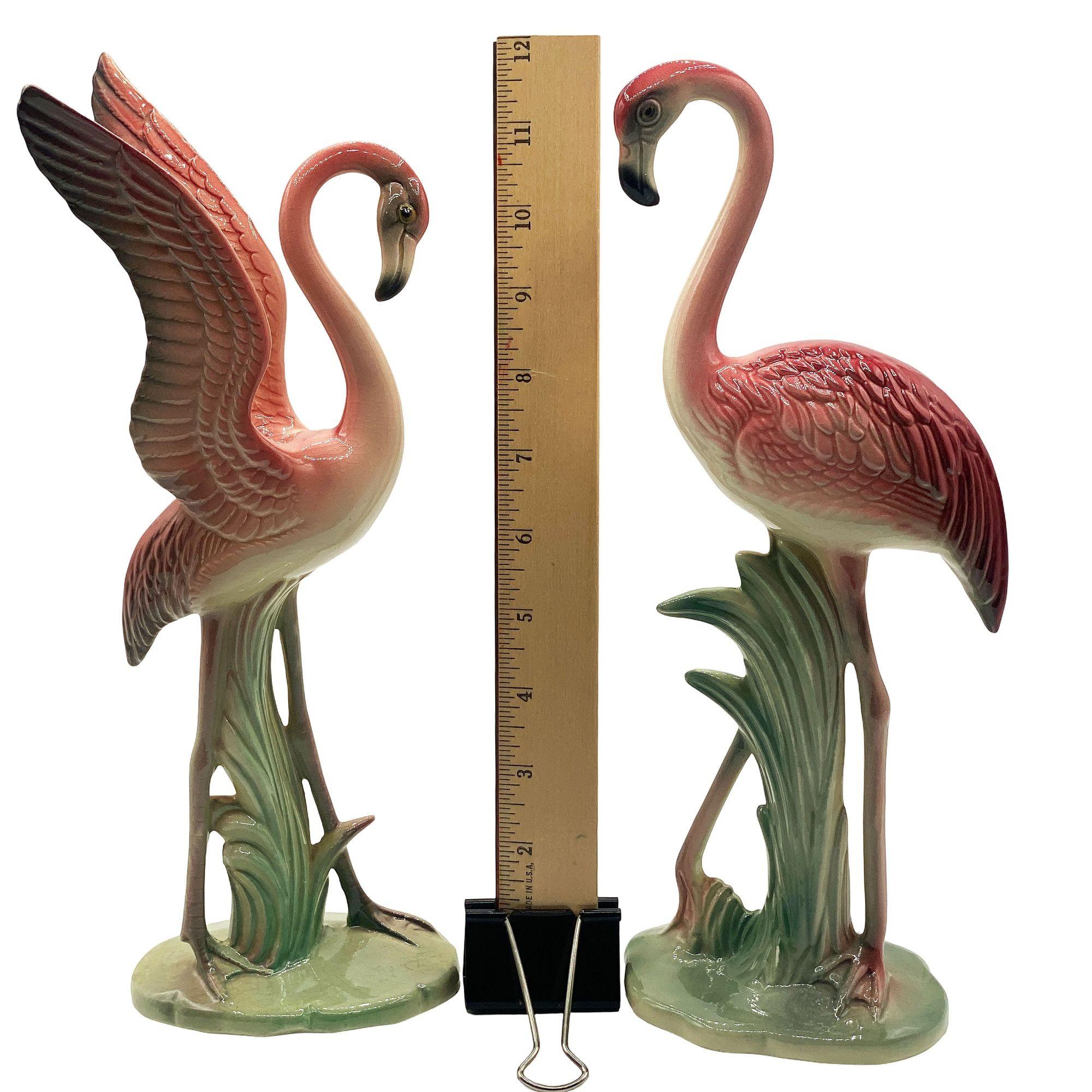 MCM The lookers Pink Flamingo Ceramic Tabletop Scultpure Set By Brad Keeler in vendita 10