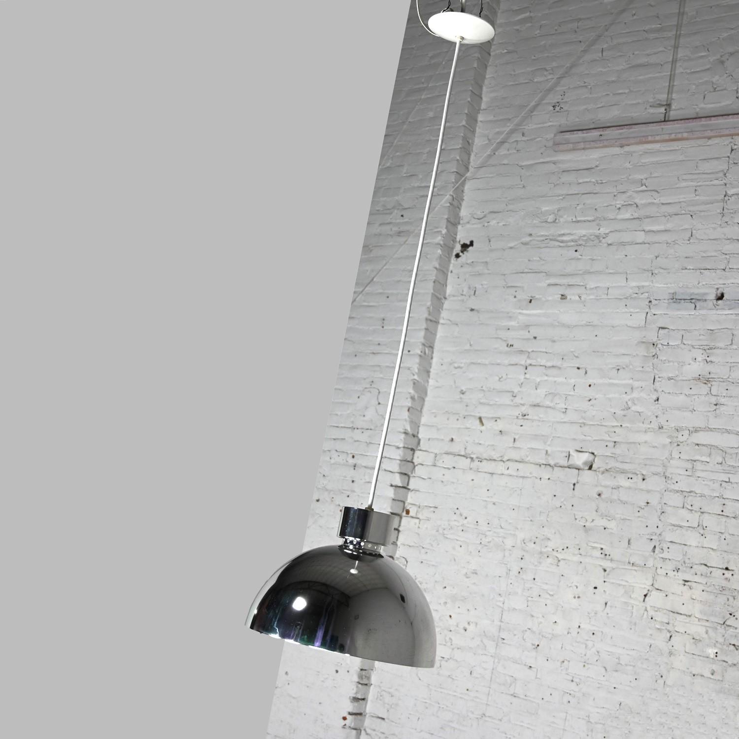 American MCM to Modern Aluminum Dome Pendant Hanging Light Fixture Selling Separately For Sale