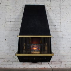 MCM to Modern Arvin Industries Electric Fireplace Freestanding or Wall Mounted