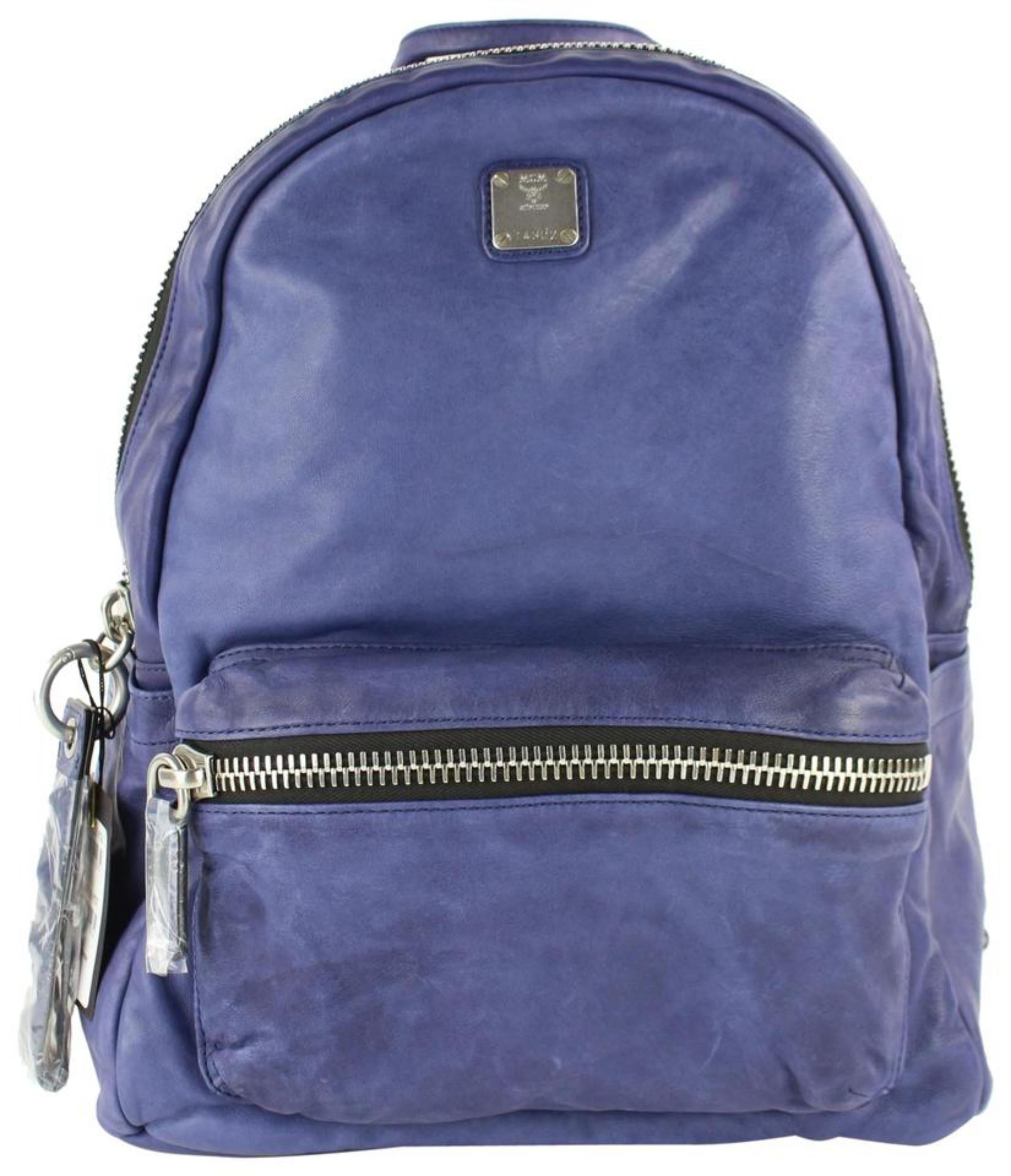 Mcm medium lush top leather tumbler backpack