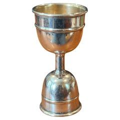 MCM Two Sided Sterling Silver Jigger / Shot Glass by Inman