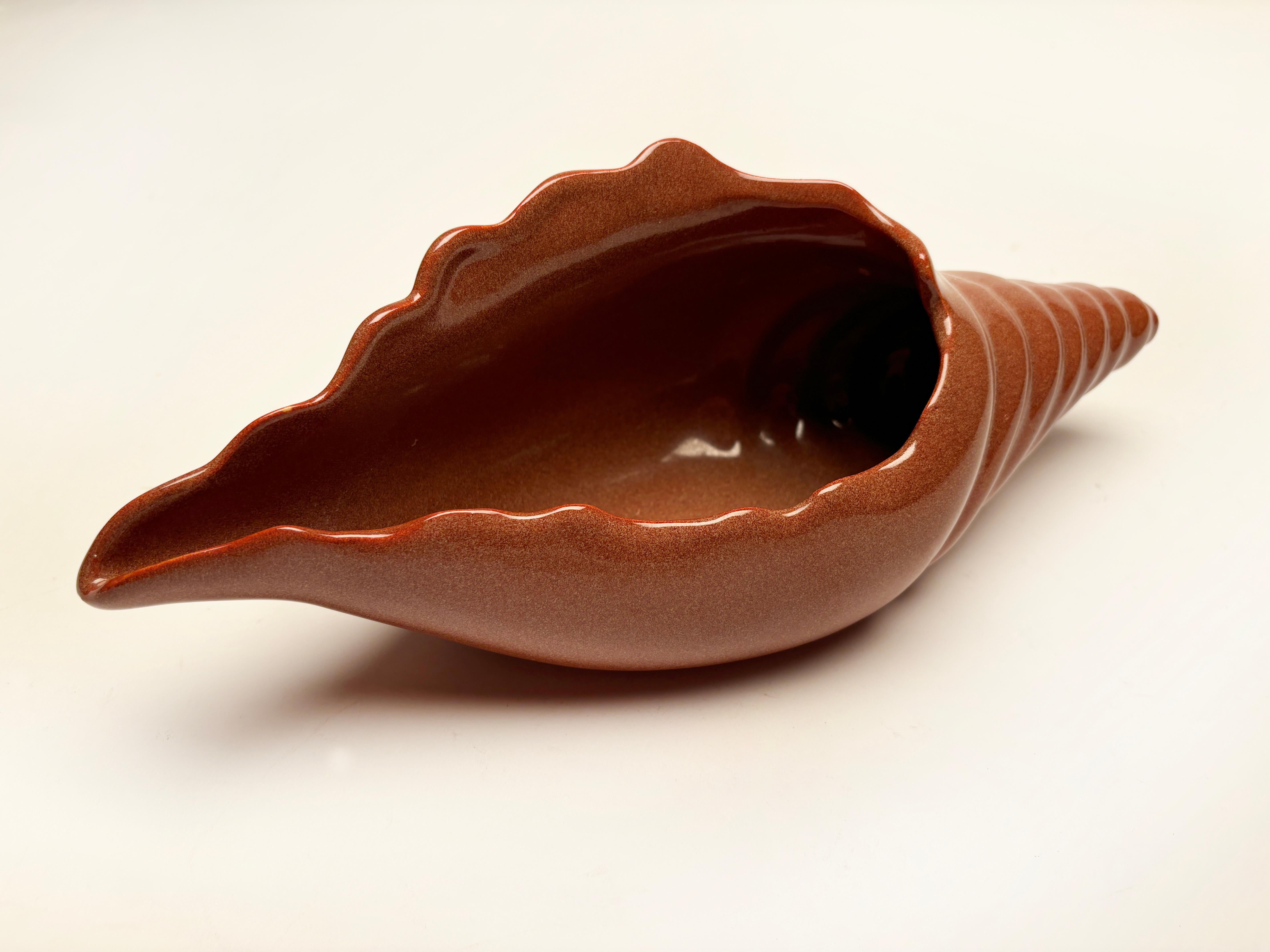 MCM Van Briggle Coquille de Conque en Citrouille en vente 1