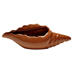 MCM Van Briggle Muschelschale aus Pumpkin
