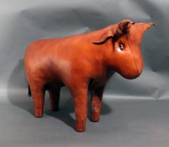 MCM Vintage Leather Bull, Dimitri Omersa for Liberty of London