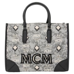 MCM Vintage Monogram Jacquard Small Tote