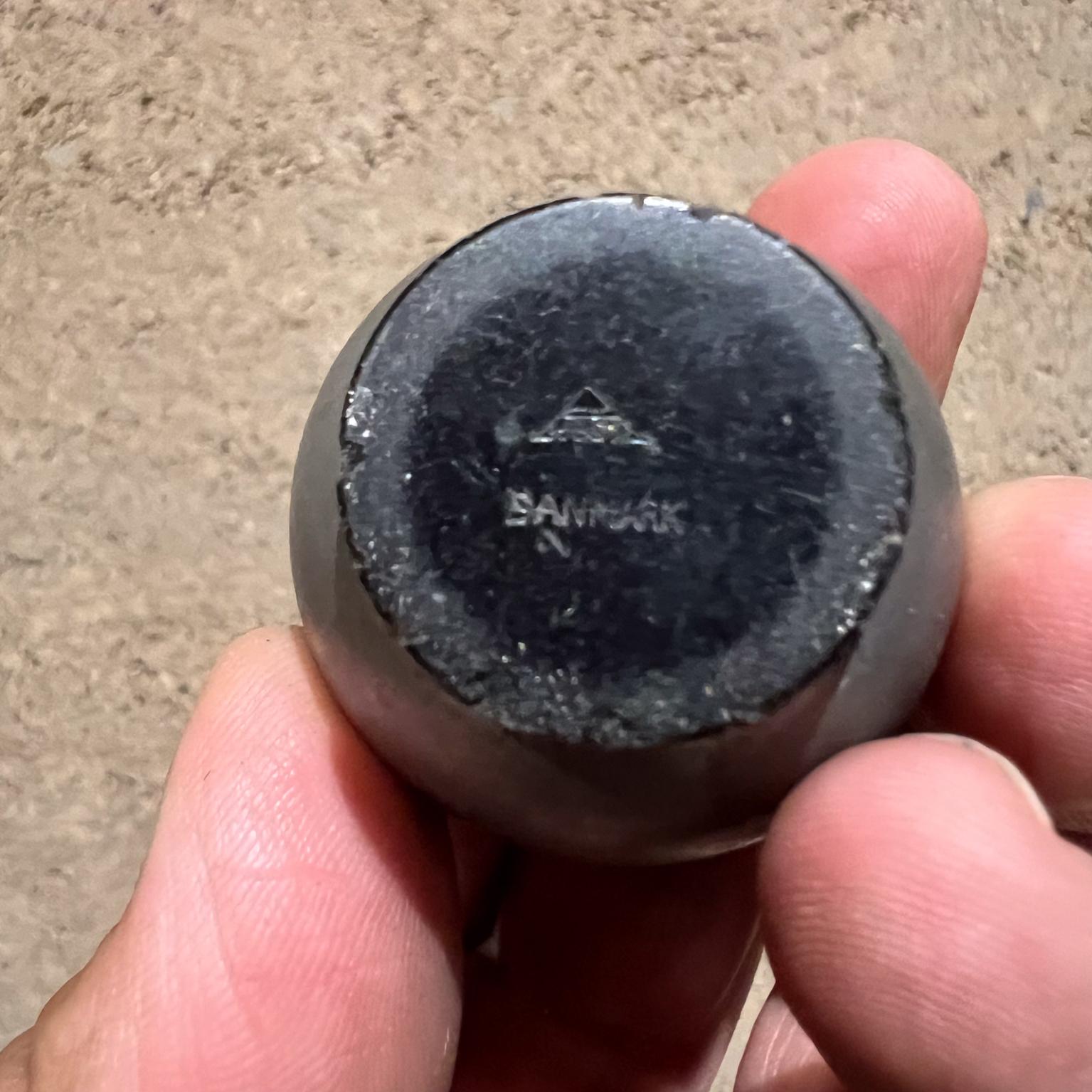 1940s Just Andersen Salière et Poivrière en étain Danmark en vente 3