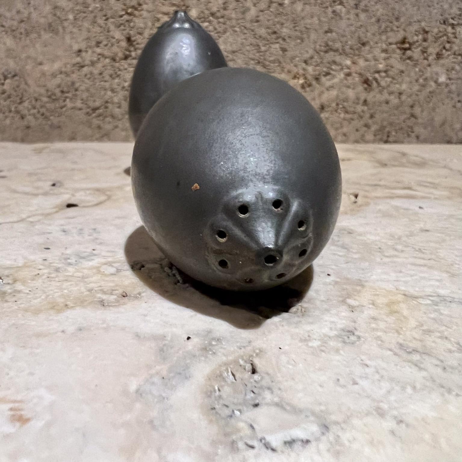 Étain 1940s Just Andersen Salière et Poivrière en étain Danmark en vente