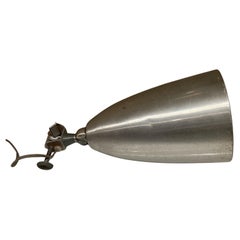 Lampe de bureau « Mid-Century Modern » argentée de Lightolier, années 1960