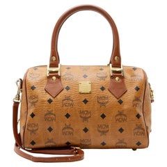Borsa Boston piccola MCM Vintage Visetos