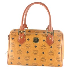 MCM Visetos Two Way Boston Tasche aus Leder 3MCM926K