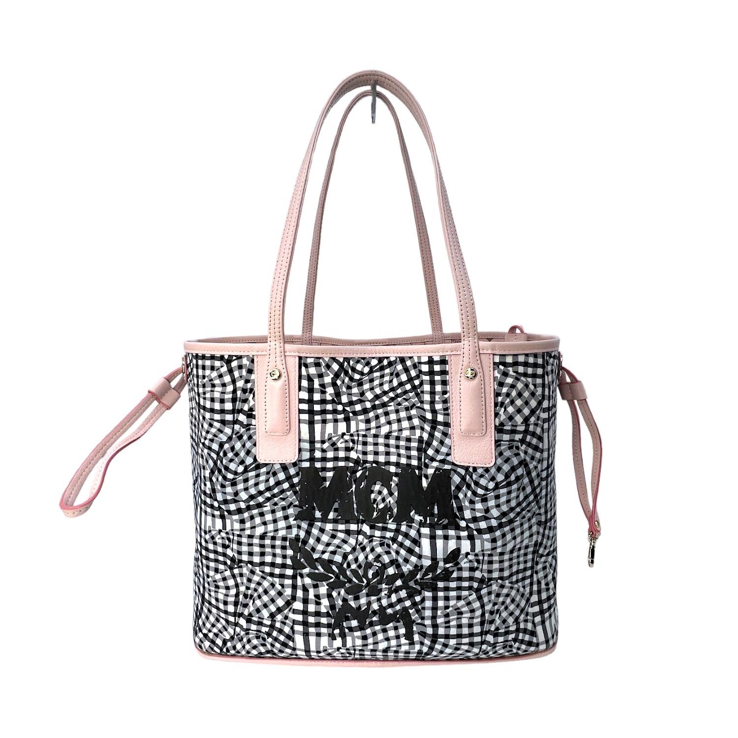 MCM Visetos Liz Soft Pink Reversible Tote im Zustand „Hervorragend“ in Scottsdale, AZ