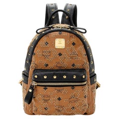 MCM Visetos Mini Studded Backpack