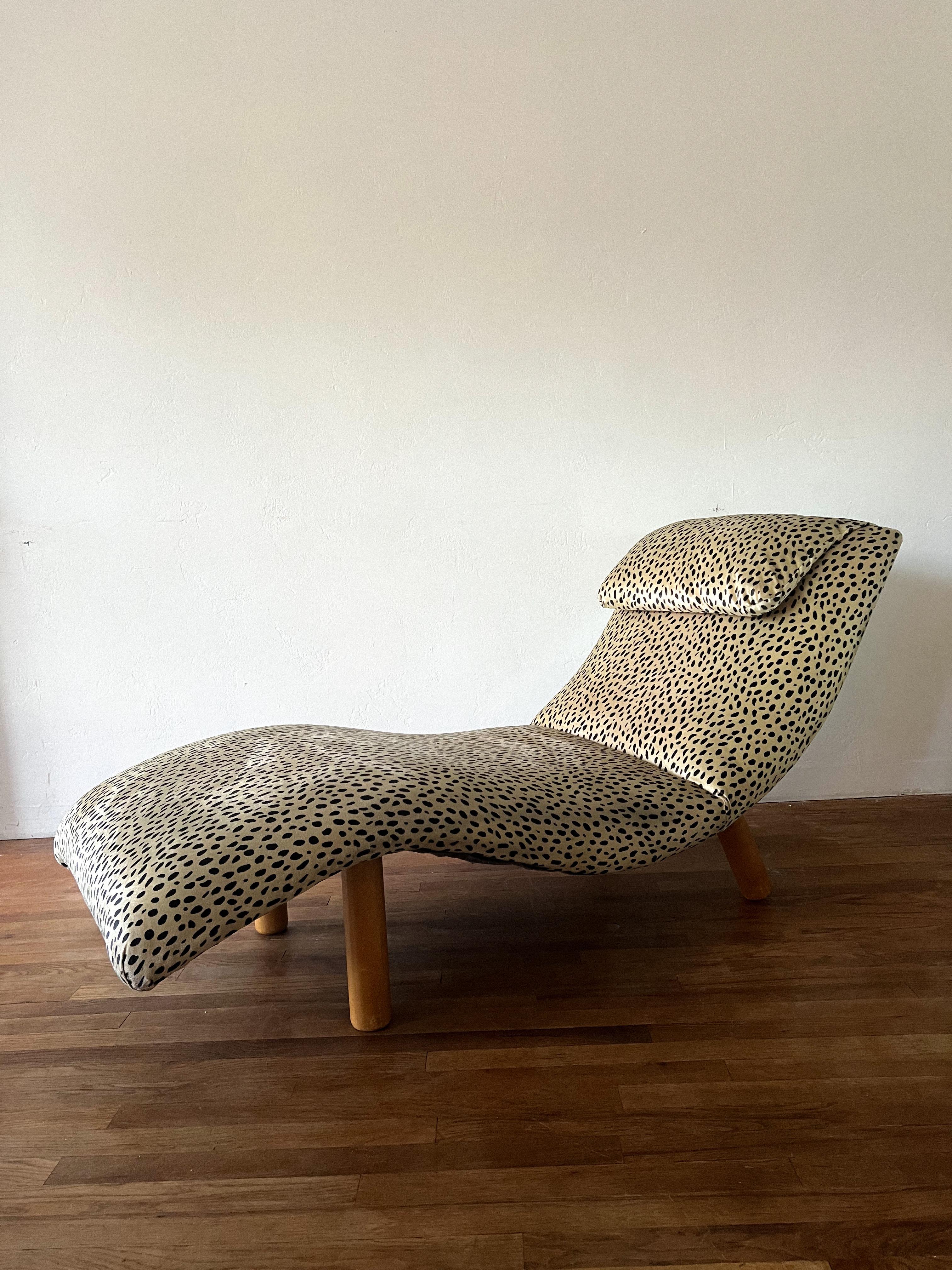 MCM Wave Chaise Attributed to Enricho Bartolini 3