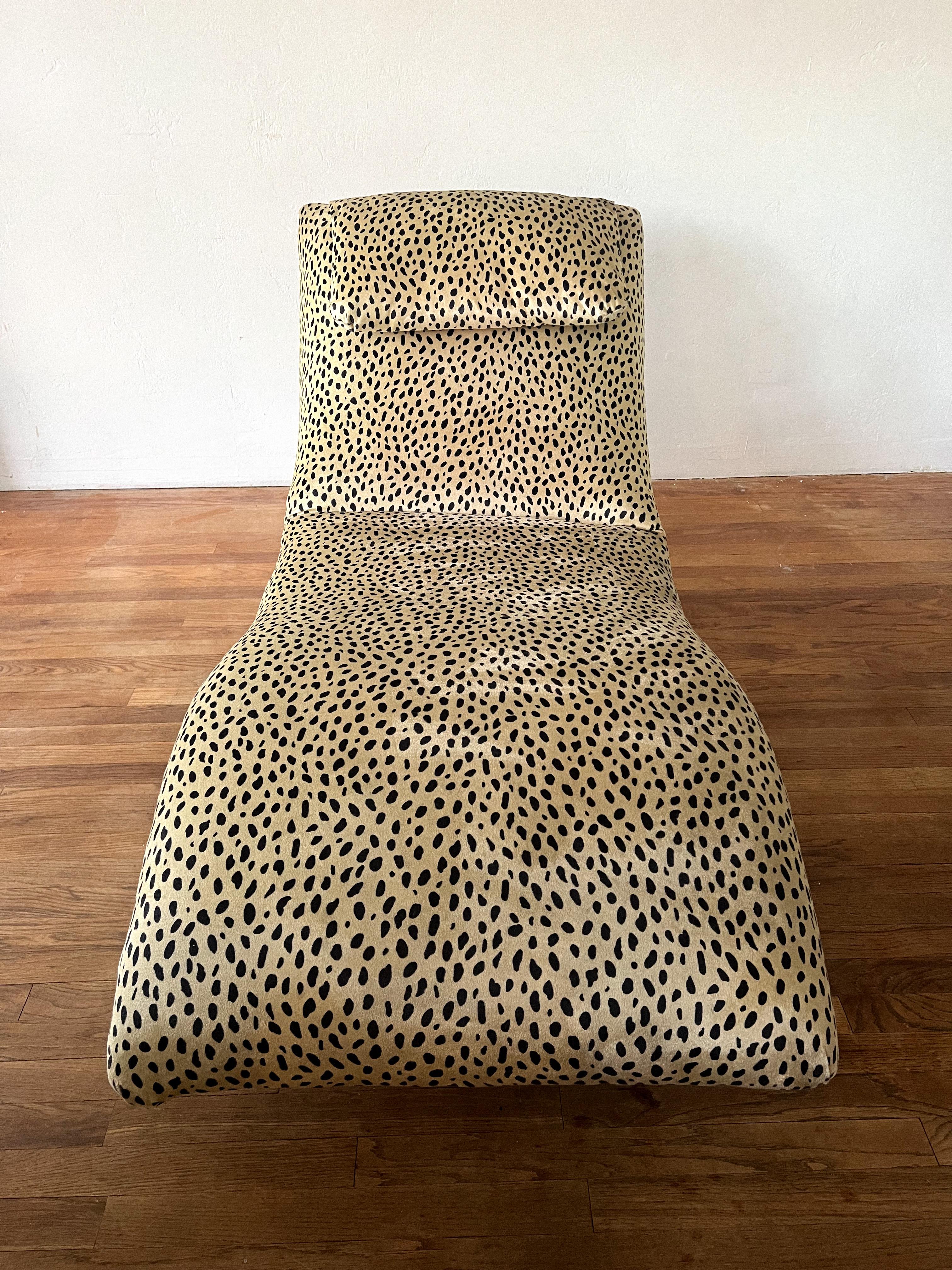 MCM Wave Chaise Attributed to Enricho Bartolini For Sale 1