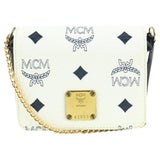 Leather crossbody bag MCM White in Leather - 33238924