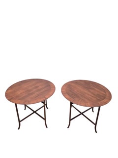 MCM Widdicomb Walnut Occasional Tables by T.H. Robsjohn-Gibbings – Pair