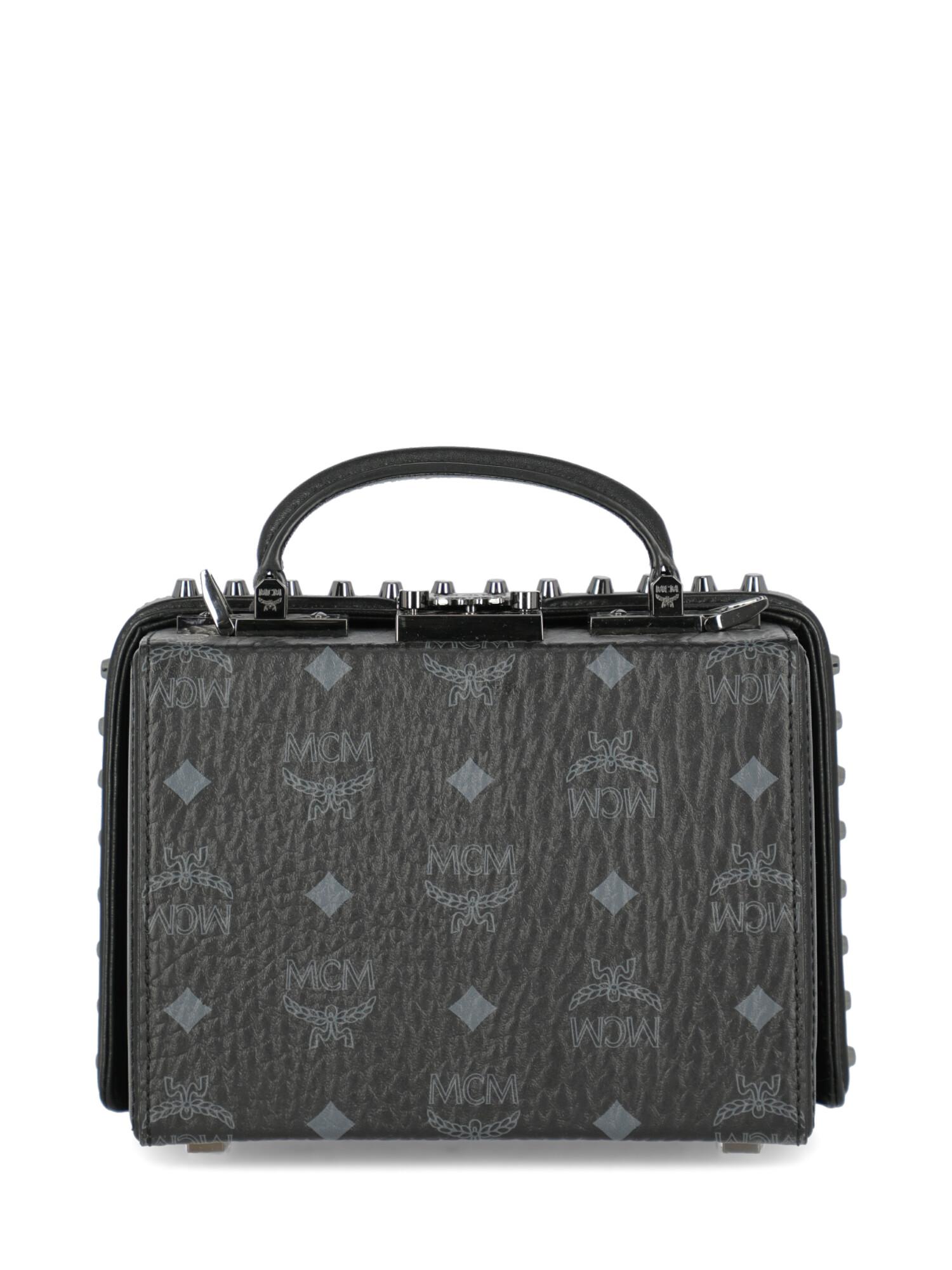 Mcm Woman Handbag Black  In Excellent Condition For Sale In Milan, IT